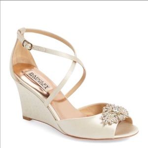 Badgley Mischka Bridal Wedges